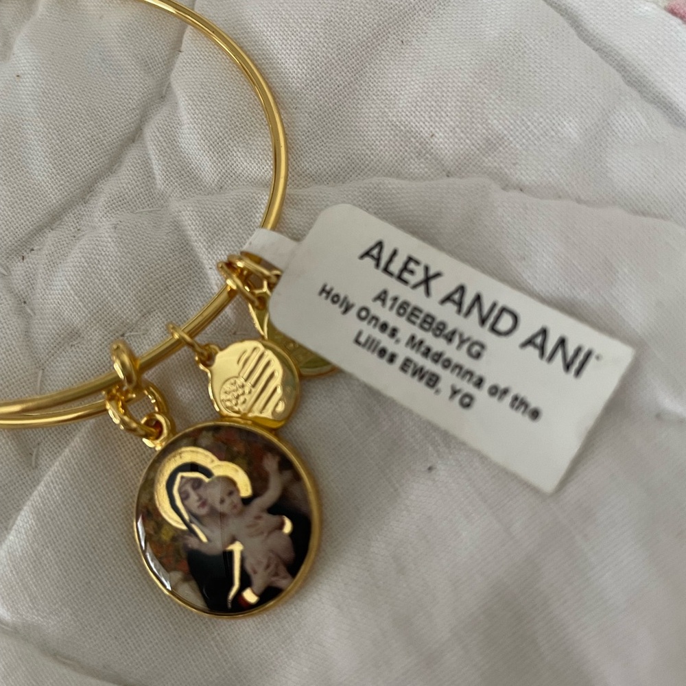 Alex and ani new with tags Holy Ones Madonna of the lilies